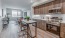 kitchen with an island
