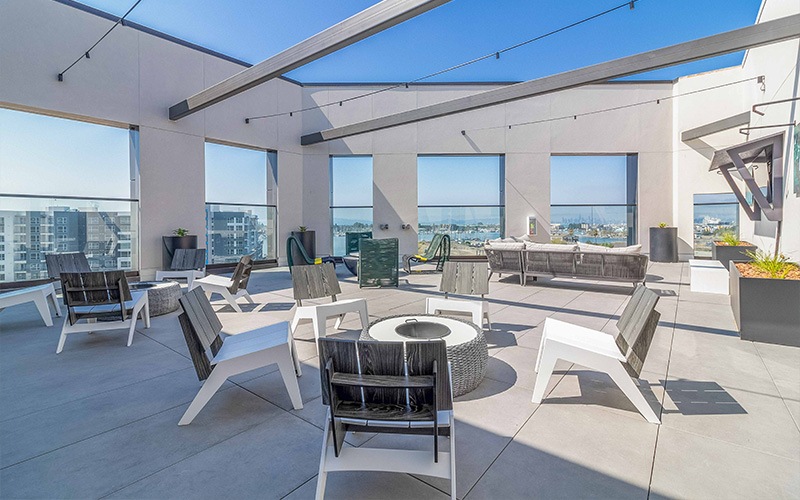 rooftop lounge